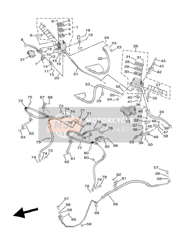 2CMF58540000, Diaphragme,  Reservoi, Yamaha, 2